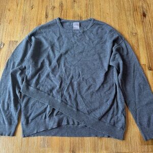 3/20$ Zara Kids Blue Crewneck Sweater with Fun Hem size 11-12 years
